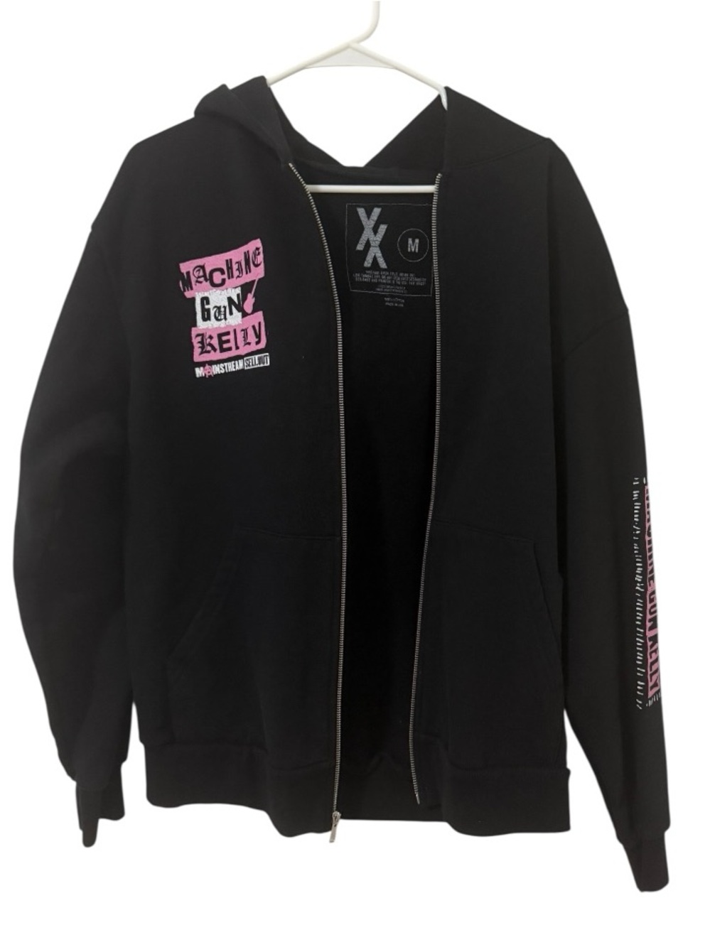 Rare Machine Gun Kelly (MGK) Mainstream Sellout Tour 2022 Zip-Up Hoodie - Picture 3 of 9